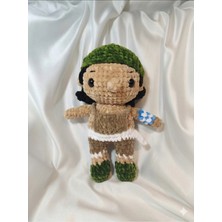 Zeanqua El Yapımı Tek Parça Tığ Işi Peluş: Luffy, Nami, Chopper, Sanji, Zoro, Usoop, Robin Amigurumi