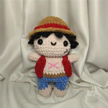 Zeanqua El Yapımı Tek Parça Tığ Işi Peluş: Luffy, Nami, Chopper,sanji Amigurumi