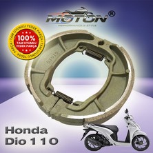 Moton Honda Dio 110 Arka Fren Balatası Kampana Tipi Yüksek Performans