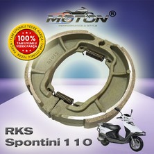 Moton Rks Spontini 110 Arka Fren Balatası Kampana Tipi Yüksek Performans