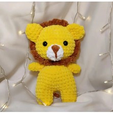 Zeanqua El Yapımı Tek Parça Tığ Işi Peluş: Aslan Amigurumi