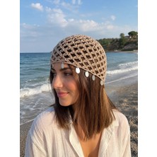 Muguetarts %100 El Emeği Dantel Yazlık Başlık