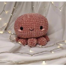 Zeanqua El Yapımı Tek Parça Tığ Işi Peluş: Ahtapot Amigurumi