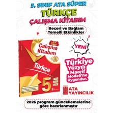 Ata Yayıncılık 5. Türkçe Ata Süper Çalışma Kitabım Yeni