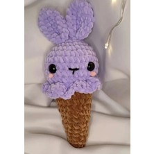 Zeanqua El Yapımı Tığ Işi Dondurma Peluş Oyuncak: Amigurumi Hayvan Oyuncağı