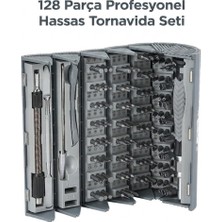 Vanckey 128 In 1 Hassas Manyetik Uçlu Tornavida Tamir Seti & Tablet Telefon Bigisayar Vs Hassas Tamir Kiti