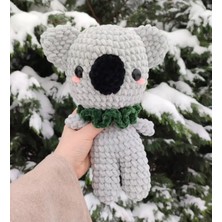 Zeanqua El Yapımı Tek Parça Tığ Işi Peluş: Koala Amigurumi