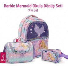 Barbie Lisanslı Okul Seti ( Sırt Çantası, Beslenme Çantası, Kalemlik)