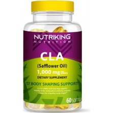 Nutriking Cla Safflower Oil 1000 Mg 60 Softgel Takviye Edici Gıda