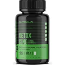 Nutriking Detox King Herbal Extracts 60 Kapsül Takviye Edici Gıda