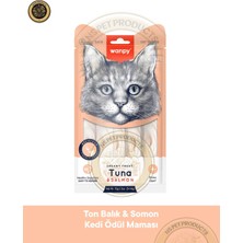 Wanpy Ton Balık & Somon Kedi Krema Ödül Maması 5x14 gr