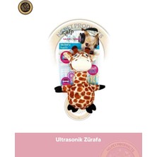 AFP Ultrasonik Zürafa Peluş Köpek Oyuncağı 23,5x17x8,5 cm