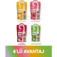 Reflex Happy Hour Choosy - Seçici & Calmness - Sakinleşmeyi Destekleyici & Love Edition & Cocktail - Kokteyl Kedi Ödül Maması Seti 4x60 gr