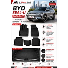 Ar Alberto Rossi Byd Seal-U 2024-2026 Araca Özel 3D Paspas + 3D Bagaj Havuzu