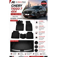 Ar Alberto Rossi Chery Tiggo 7 4x4 11/ay 2026-2026 Araca Özel 3D Paspas + 3D Bagaj Havuzu