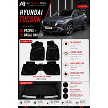 Ar Alberto Rossi Hyundai Tucson 2021-2026 Araca Özel 3D Paspas + 3D Bagaj Havuzu