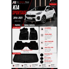Ar Alberto Rossi Kia Sportage 2016-2021 Araca Özel 3D Paspas + 3D Bagaj Havuzu