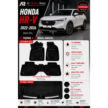 Ar Alberto Rossi Honda Hrv 2022-2026 Araca Özel 3D Paspas + 3D Bagaj Havuzu