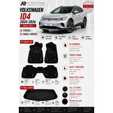 Ar Alberto Rossi Volkswagen Id4 2024-2026 Araca Özel 3D Paspas + 3D Bagaj Havuzu