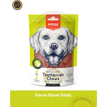 Wanpy Dental Toothbrush Ağız ve Diş Sağlığı İçin Köpek Ödül Maması 100 gr