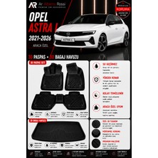 Ar Alberto Rossi Opel Astra L 2021-2026 Araca Özel 3D Paspas + 3D Bagaj Havuzu