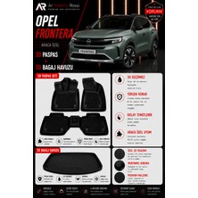 Ar Alberto Rossi Opel Frontera Elektrikli 2025-2026 Araca Özel 3D Paspas + 3D Bagaj Havuzu