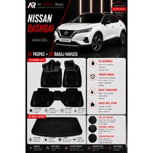 Ar Alberto Rossi Nissan Qashqaı E-Power 2022-2026 Araca Özel 3D Paspas + 3D Bagaj Havuzu
