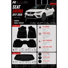Ar Alberto Rossi Seat Arona 2017-2026 Araca Özel 3D Paspas + 3D Bagaj Havuzu