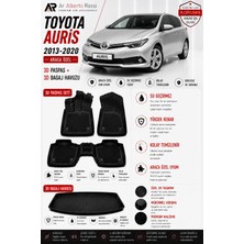 Ar Alberto Rossi Toyota Auris 2013-2020 Araca Özel 3D Paspas + 3D Bagaj Havuzu