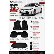 Ar Alberto Rossi Toyota Corolla 11 2013-2018 Araca Özel 3D Paspas + 3D Bagaj Havuzu