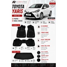 Ar Alberto Rossi Toyota Yaris Cross 2022-2026 Araca Özel 3D Paspas + 3D Bagaj Havuzu