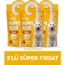 Reflex Happy Hour Choosy - Seçici Kediler için Kedi Ödül Maması Seti 3x60 gr