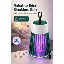 Eco Lounge Mor Işıklı Elektrikli Sinek Öldürücü Lamba Balkon Bahçe Kamp Kullanım Cihazı