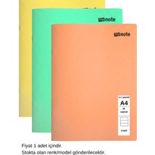 Mynote Text Pastel Defter A4 40 Yaprak Çizgili 1 Adet