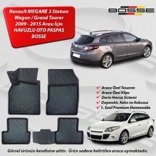 Bosse Renault Megane 3 Paspas Sport Tourer Araca Özel 2009 2015 3D Havuzlu Oto Paspas