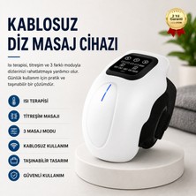 Hızlı Store Kablosuz Diz Masaj Cihazı Isı Terapili 3 Modlu Titreşimli Taşınabilir Masaj Aleti