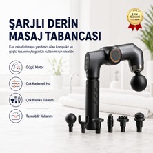 Hızlı Store Şarjlı Derin Doku Masaj Tabancası Çok Başlıklı Ayarlanabilir Hızlı Kas Masaj Cihazı