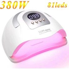Cr-Oje 380 W 81 Leds Kalıcı Oje Protez Tırnak UV LED Lamba