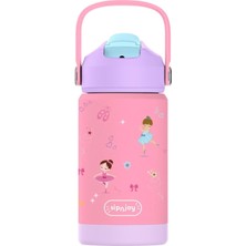SipnJoy - FlipSip Çocuk Su Termosu | 360 ml - Ballerina Sparkle