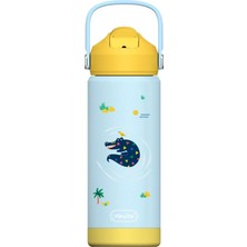 SipnJoy - FlipSip Çocuk Su Termosu | 550 ml - Snappy Croc