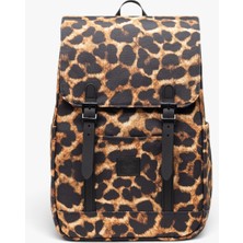 Herschel Retreat Küçük Boy  Su Itici Kumaş Sırt Çantası, 14" Laptop Uyumlu, 17 L Uniseks Leopar Çanta - 11400