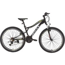 Bisan Buffalo Erkek Dağ Bisikleti 37CM V 27.5 Jant 21 Vites Mat Siyah Sarı