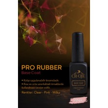 Cr-Oje Pro Rubber Base Coat - Pınk (12 Ml)