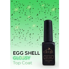 Cr-Oje Egg Shell Glossy Top Coat (12 Ml)