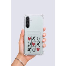 Dorasan Samsung Galaxy A17 Kartlıklı Xoxo Desenli Kılıf