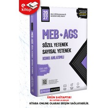 Pegem Akademi Yayıncılık 2027 Meb-Ags Sözel Yetenek-Sayısal Yetenek Konu Anlatımlı E-Kitap
