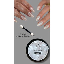 Cr-Oje Süper Shiny (Ultra Parlak) Inci Tozu (5 Gr) - Beyaz