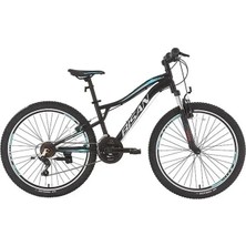 Bisan Buffalo Erkek Dağ Bisikleti 35CM V 26 Jant 21 Vites Mat Siyah Mavi