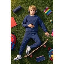Tommy Life Parlament Standart Fit Basic Dikiş Detaylı Erkek Çocuk Eşofman Takım - 11325