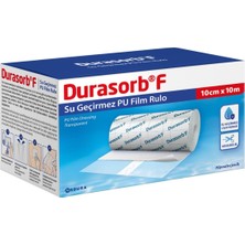 Durasorb F Şeffaf Pu Banyo ve Dövme Bandı Tıbbi Su Geçirmez Rulo Flaster Yara Örtusu 10CM*10MT.